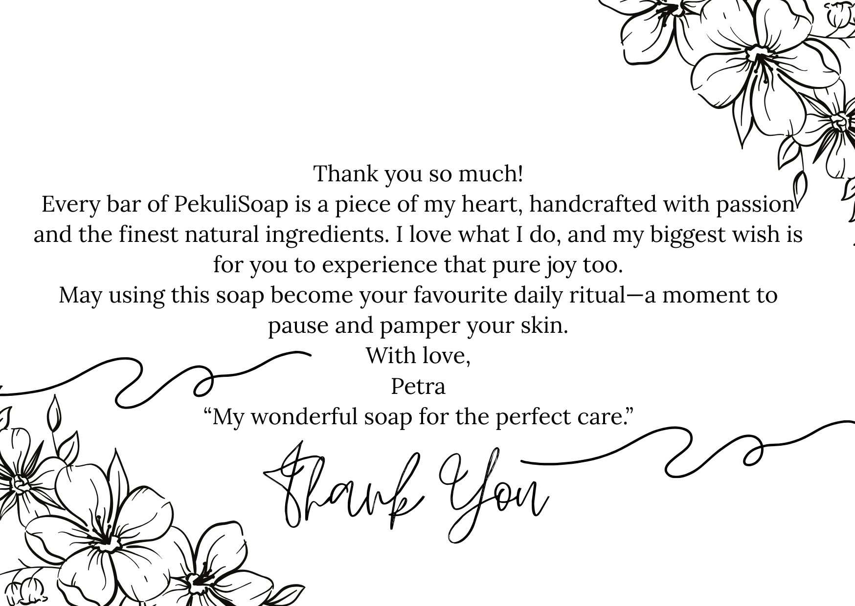 Thank you card